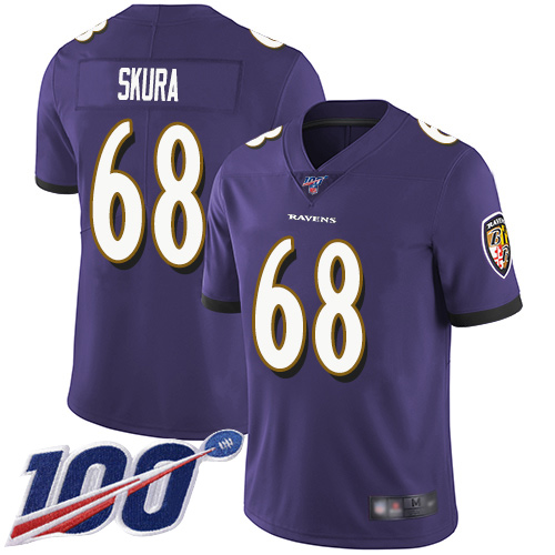 Baltimore Ravens Limited Purple Men Matt Skura Home Jersey NFL Football #68 100th Season Vapor Untouchable->women nfl jersey->Women Jersey